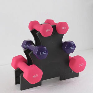 Dumbbell Rack – Compact Triangular Stand for Home Gym Equipment