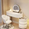 Lumina Luxe Dressing Table with LED Mirror & Drawers