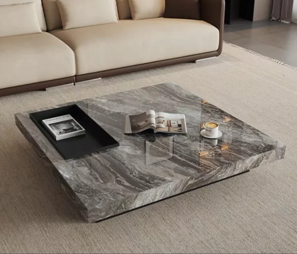 Modern Luxe Square Coffee Table