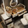 Elegance Unleashed: The Explosive Marble Vanity Set Experience