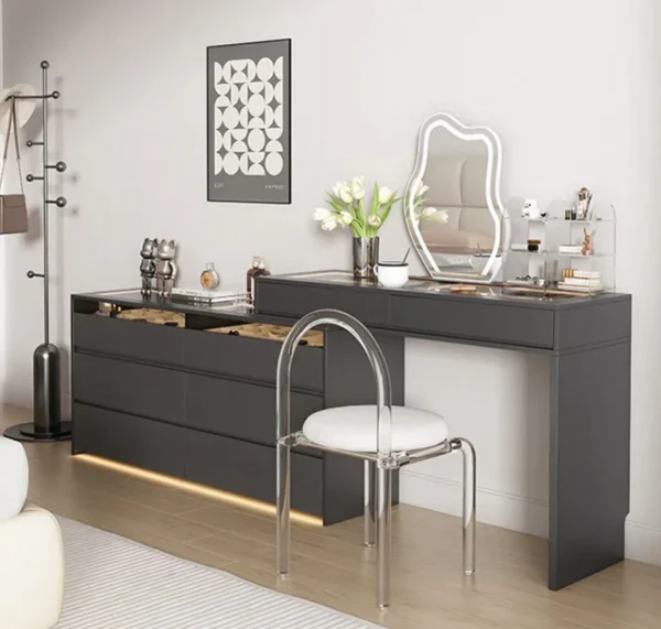 Decadent Geometric Vanity Set: Elevate Your Space with Elegance