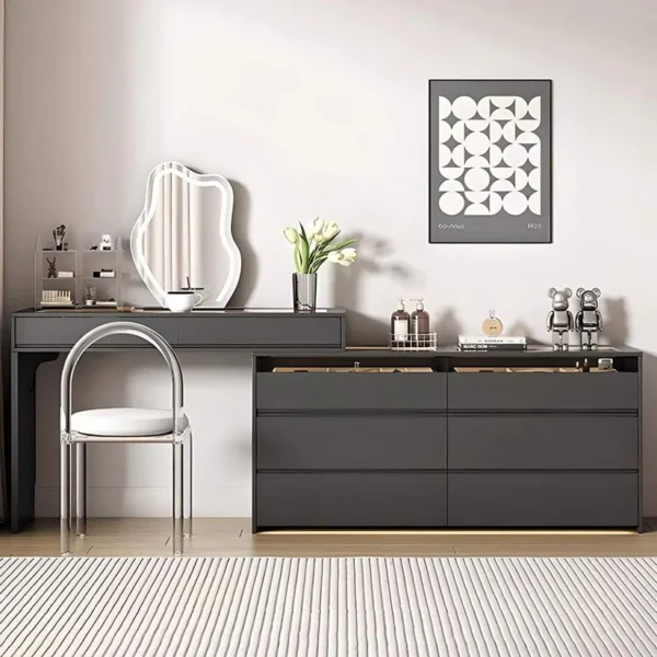 Decadent Geometric Vanity Set: Elevate Your Space with Elegance