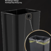 Carrara Chic Waste Bin