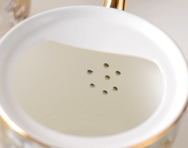 Marble Elegance Tea Set