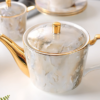 Marble Elegance Tea Set