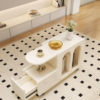 Swift Glide Mobile Coffee Table