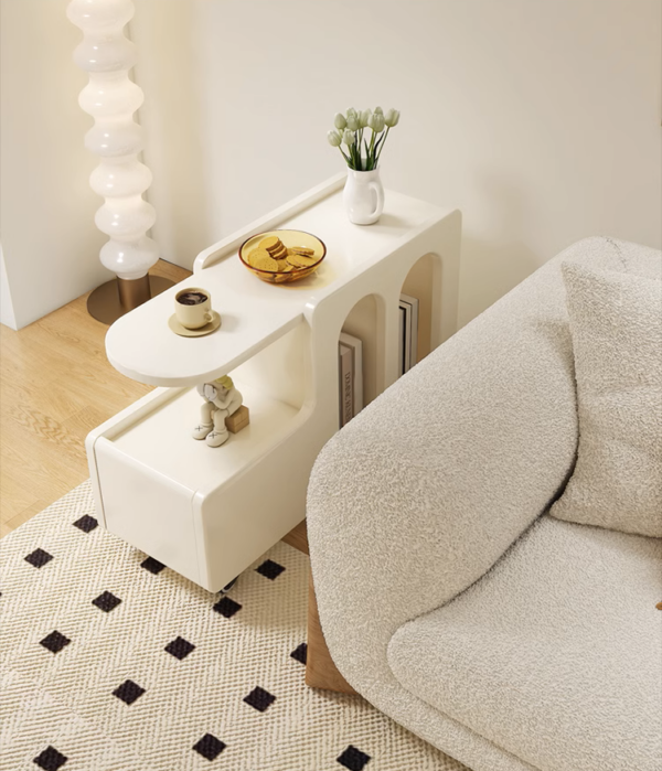 Swift Glide Mobile Coffee Table