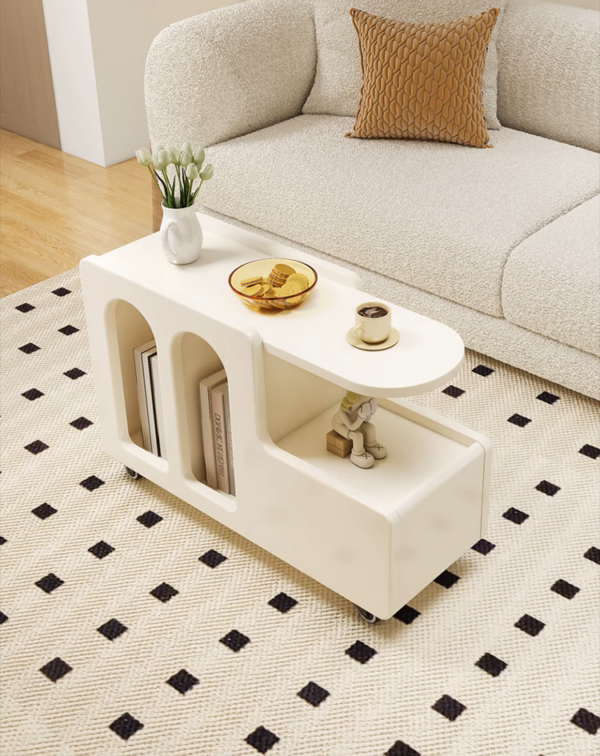 Swift Glide Mobile Coffee Table