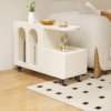 Swift Glide Mobile Coffee Table