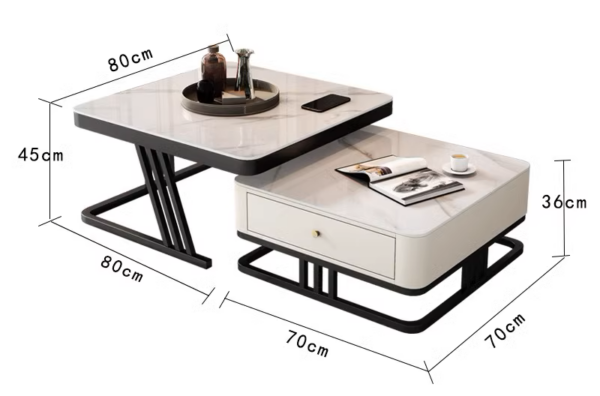 GeoLuxe Nesting Coffee Table Set
