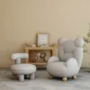 Bear Hug Armchair and Ottoman Set