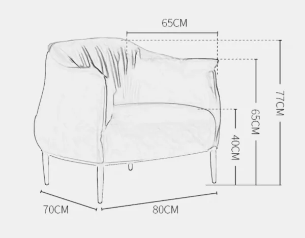 Sienna Sway Armchair and Ottoman Set