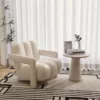 Plush Arc Armchair