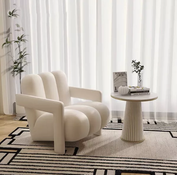 Plush Arc Armchair
