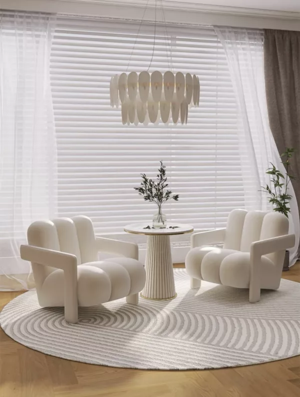 Plush Arc Armchair