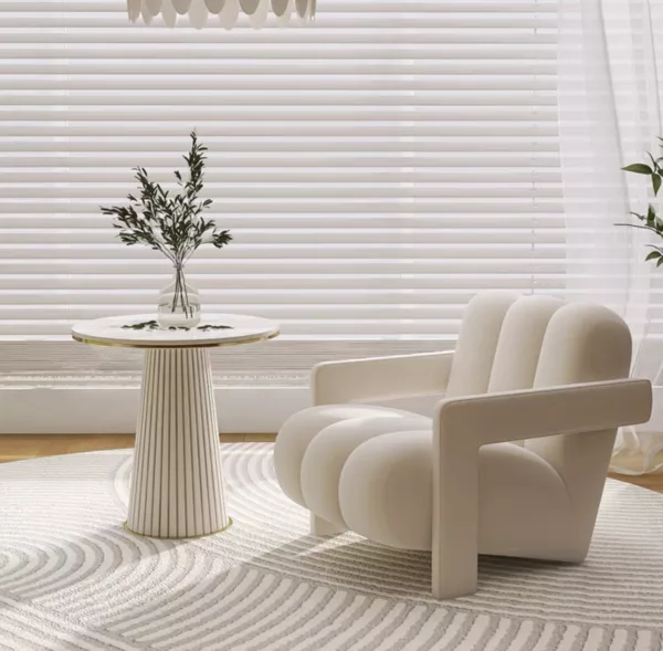 Plush Arc Armchair