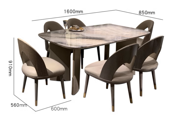 Marmo Radiance Dining Table