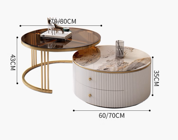 Aurelia Duo Coffee Table Set