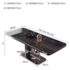 SleekStone Modern Dining Table