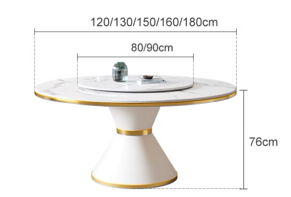 Lunaire Elegance Dining Set