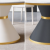 Lunaire Elegance Dining Set