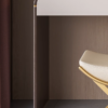 Eleganza Stone & Leather Vanity Ensemble