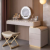 Eleganza Stone & Leather Vanity Ensemble
