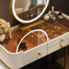 Bianco Luxe Reflection Vanity Set