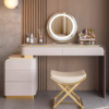 Eleganza Stone & Leather Vanity Ensemble