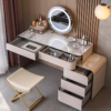 Eleganza Stone & Leather Vanity Ensemble