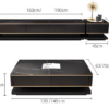 Visionnaire Noir TV unit set