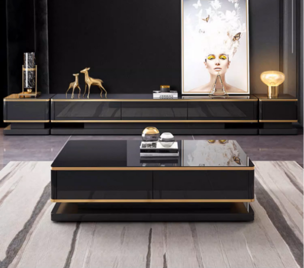 Visionnaire Noir TV unit set
