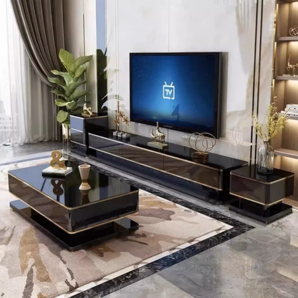 Visionnaire Noir TV unit set