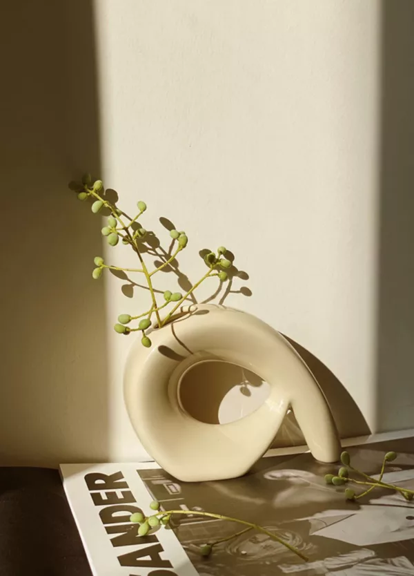 Lunar Gleam Vase