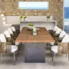 Serenity Stone Outdoor Dining Set