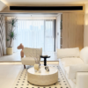 Alabaster Aura Oval Coffee Table