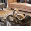 Silver Orbit Vase Collection
