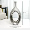 Silver Orbit Vase Collection