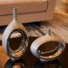 Silver Orbit Vase Collection