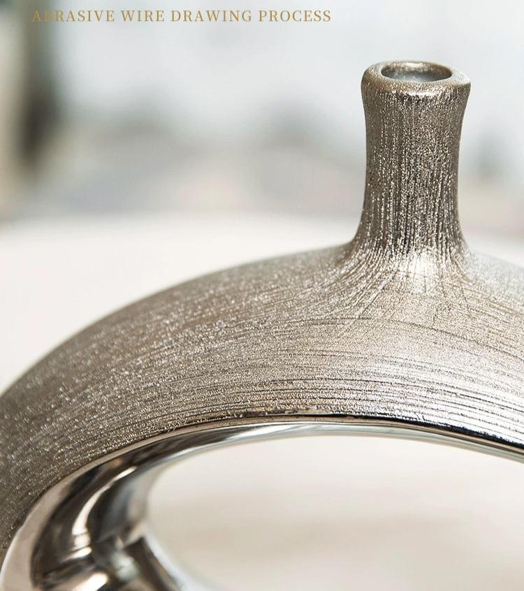 Silver Orbit Vase Collection