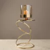 Luxe Spiral Elegance Candlesticks