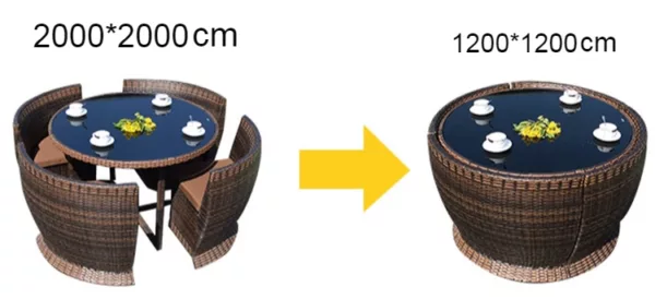Twilight Rendezvous Rattan Set