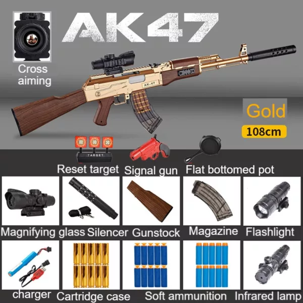 AK-47 Assault Rifle Toy Replica