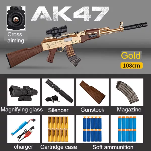 AK-47 Assault Rifle Toy Replica