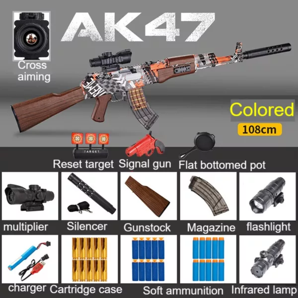 AK-47 Assault Rifle Toy Replica