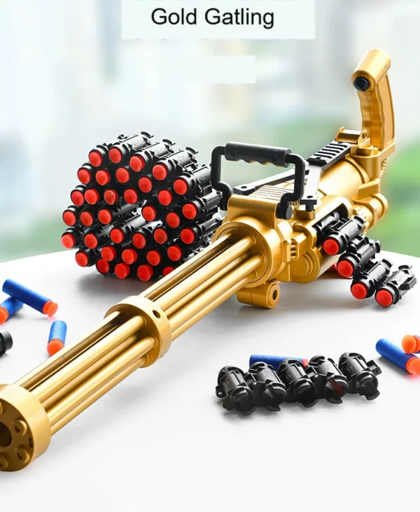 Golden Commando Gatling Blaster