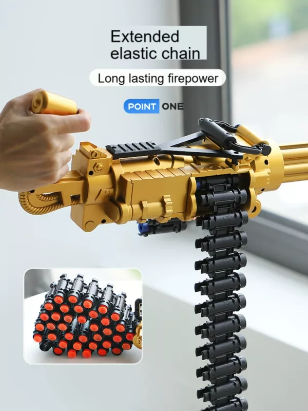 Golden Commando Gatling Blaster