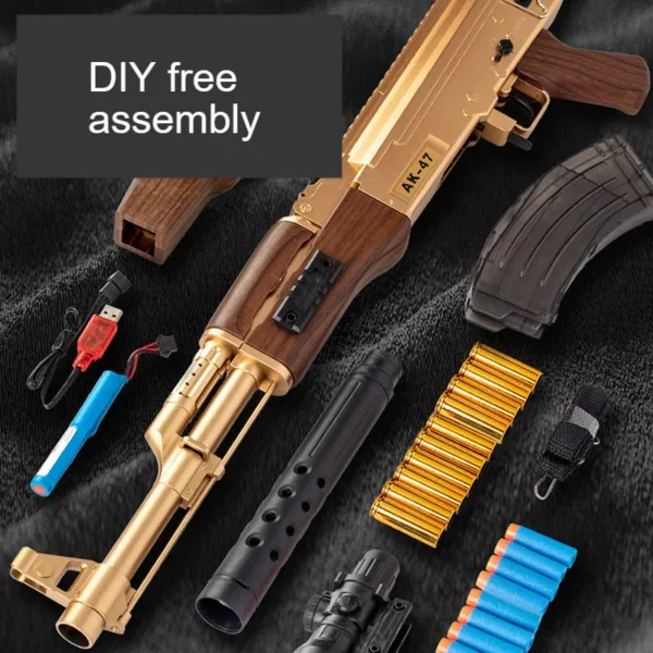 AK-47 Assault Rifle Toy Replica