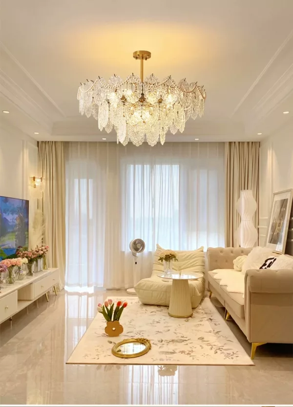 Parisian Elegance Crystal Chandelier