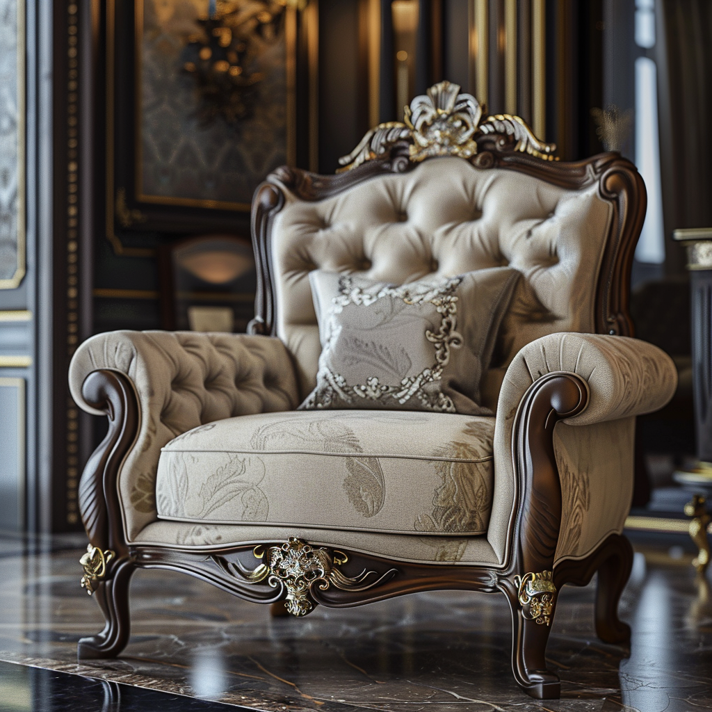 Bear Hug Armchair and Ottoman Set